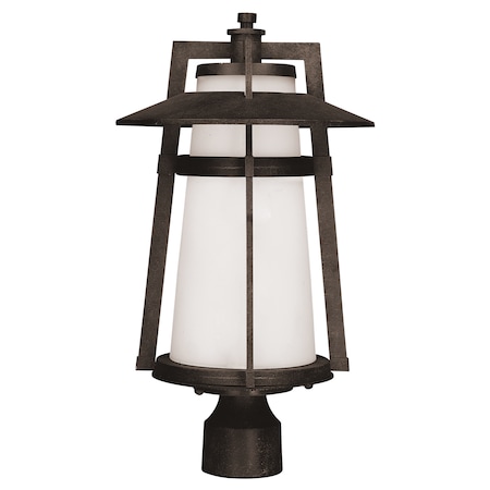 Maxim Lighting Calistoga 1-Light 10.25" Wide Adobe Outdoor Pole/Post Mount 3530SWAE